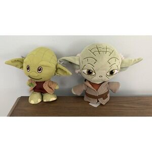 Star‎ Wars Yoda Plush Lot 2 Seven20 Heroez Yoda & Lucasfilm Plush Toy Set